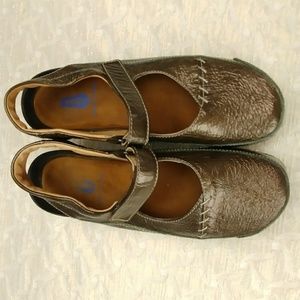 Wolky Leather Strappy Clog Mary Jane